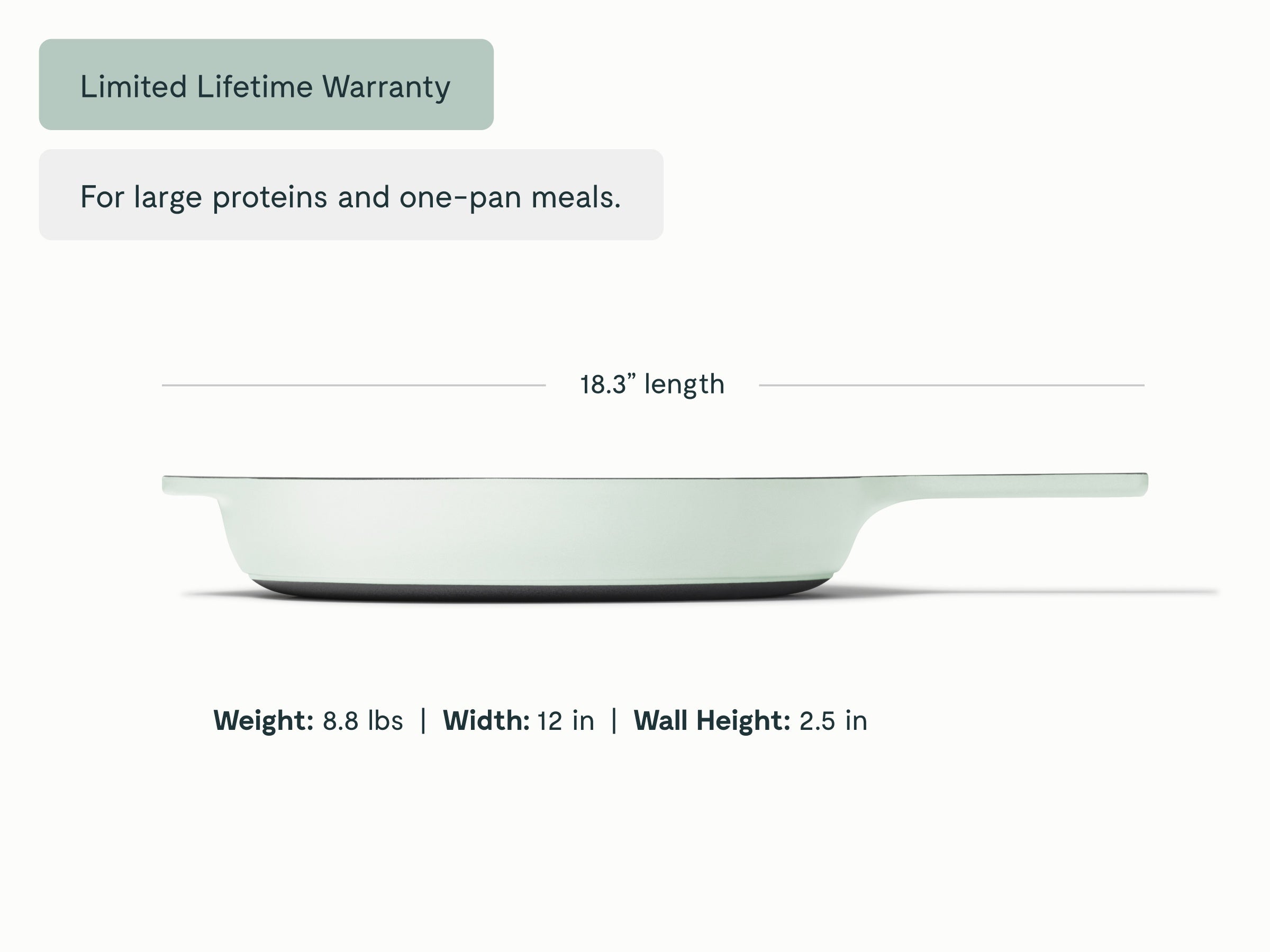 Cast Iron 12 inch Skillet - Image 12
