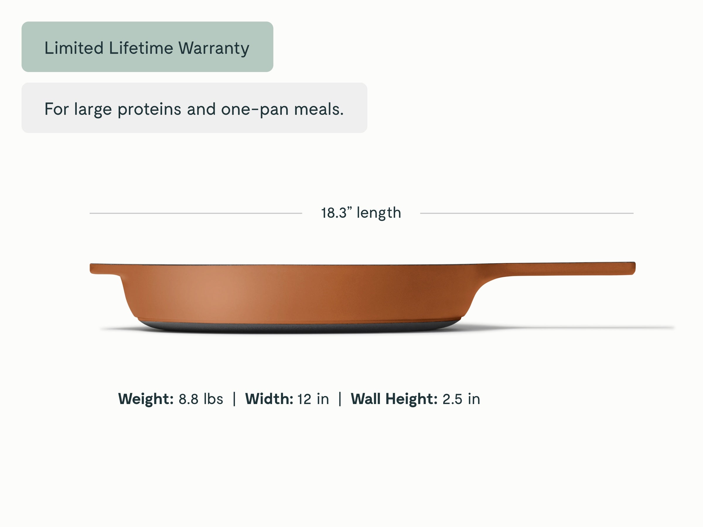 Cast Iron 12 inch Skillet - Image 16
