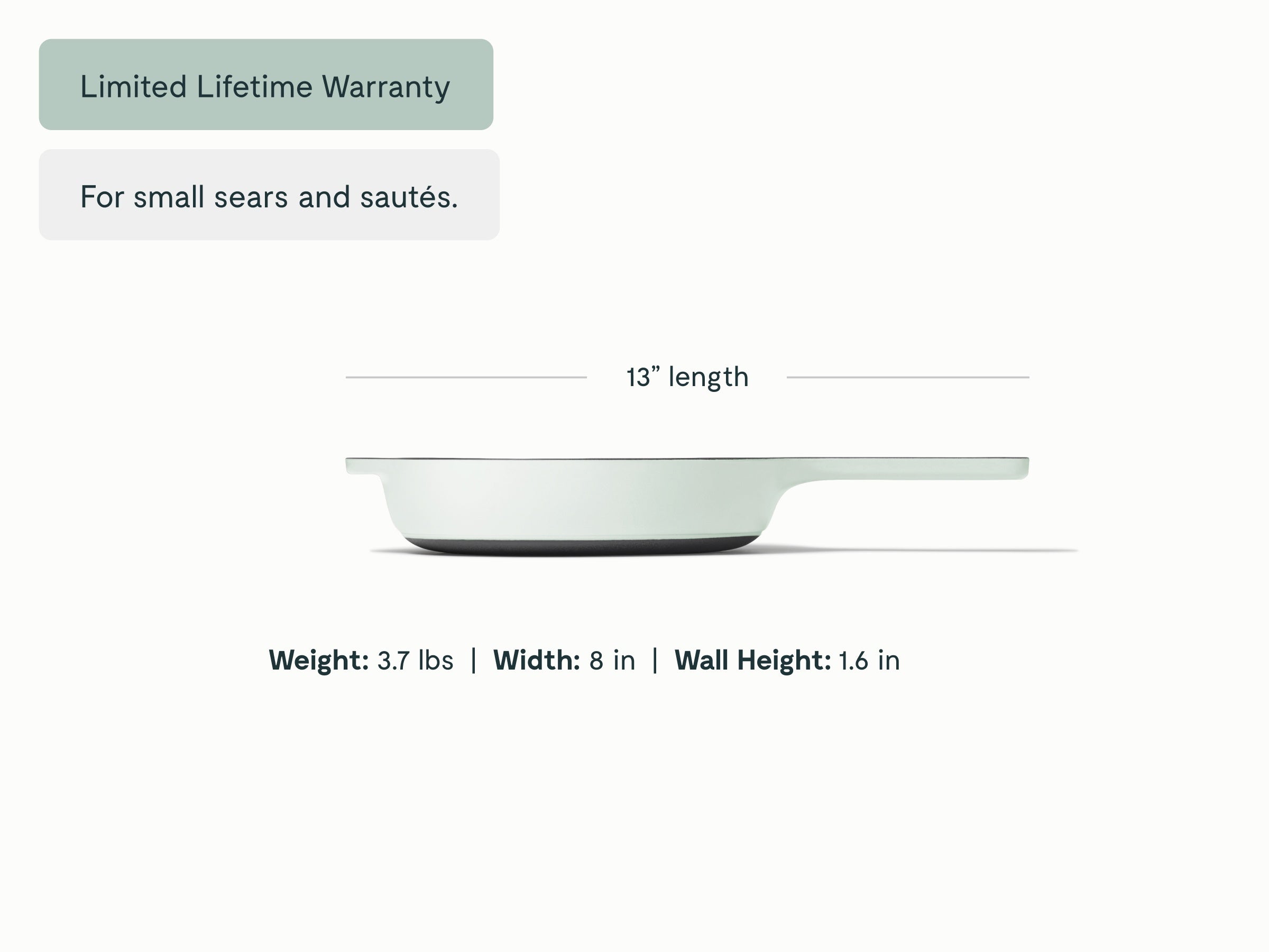 Cast Iron 8 inch Skillet - Image 13