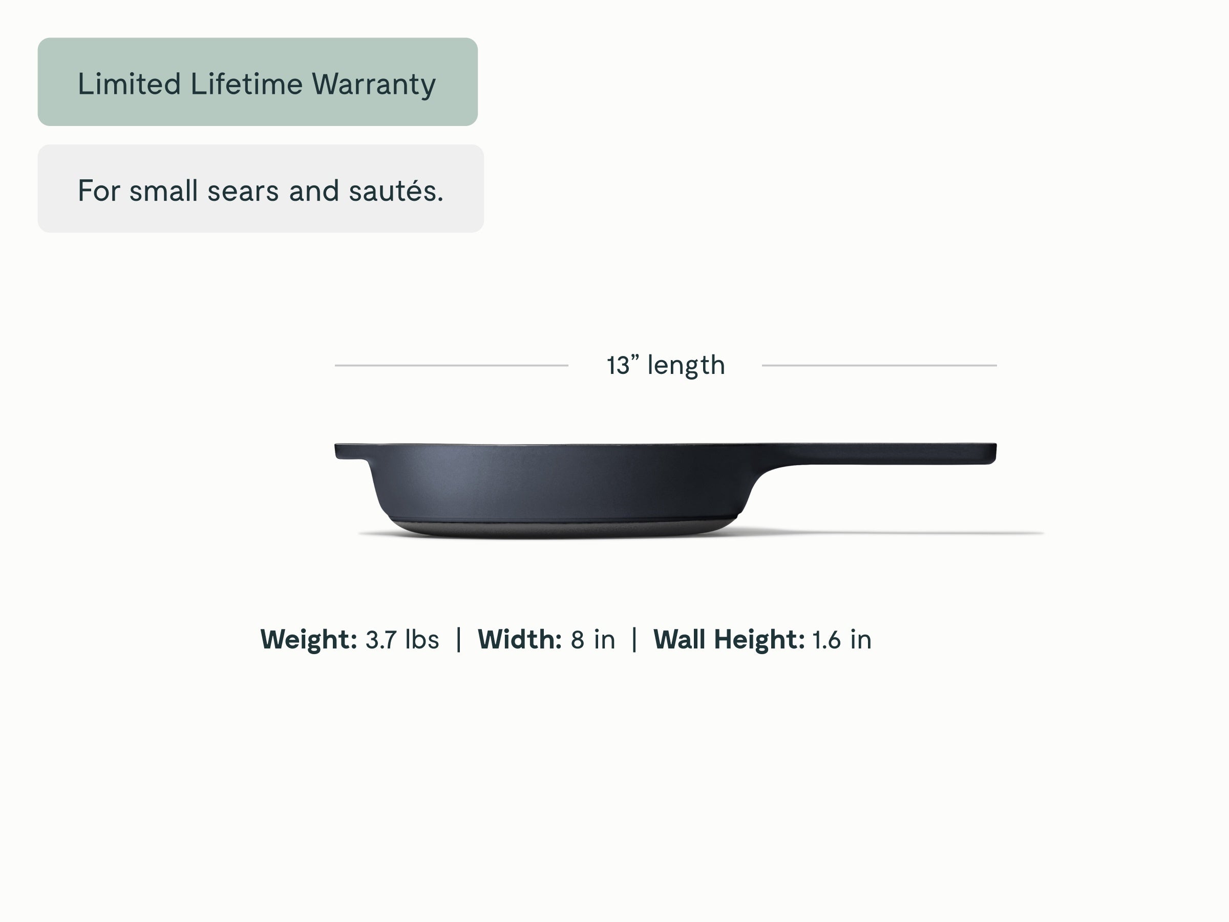 Cast Iron 8 inch Skillet - Image 9