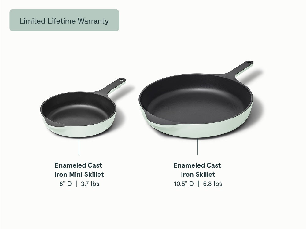 Enameled Cast Iron Skillet Duo - Image 14