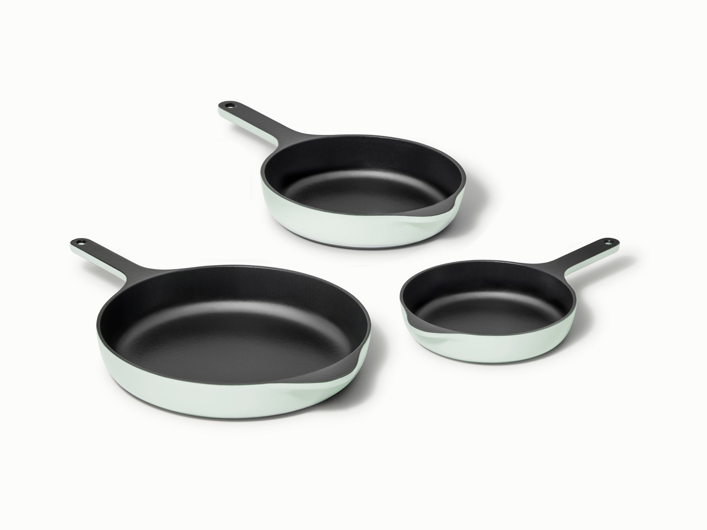 Enameled Cast Iron Skillet Trio - Image 13