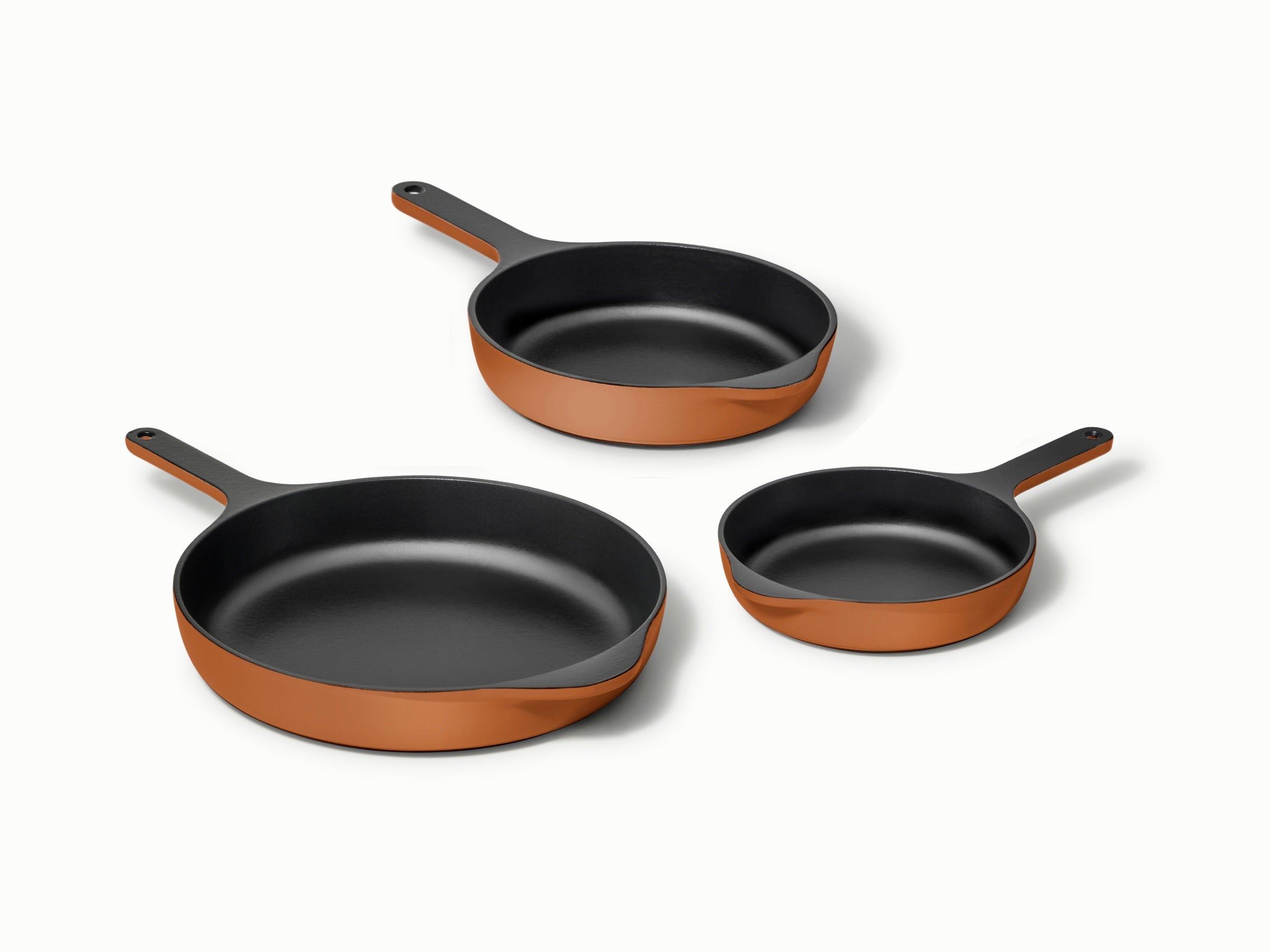 Enameled Cast Iron Skillet Trio - Image 15