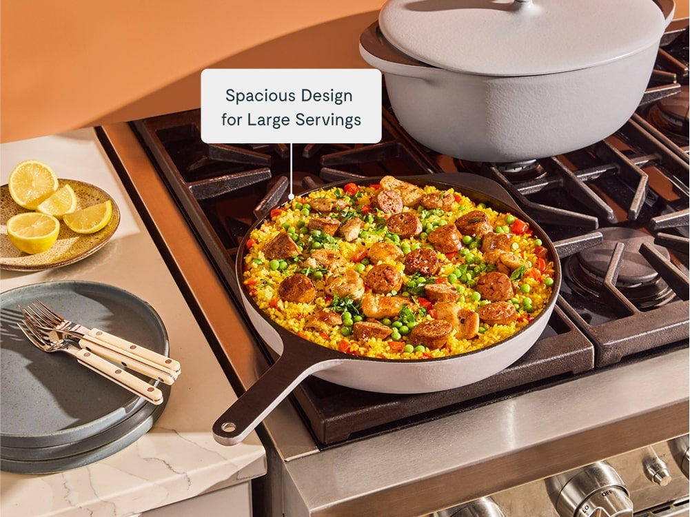 Large Enameled Cast Iron Duo - Image 4
