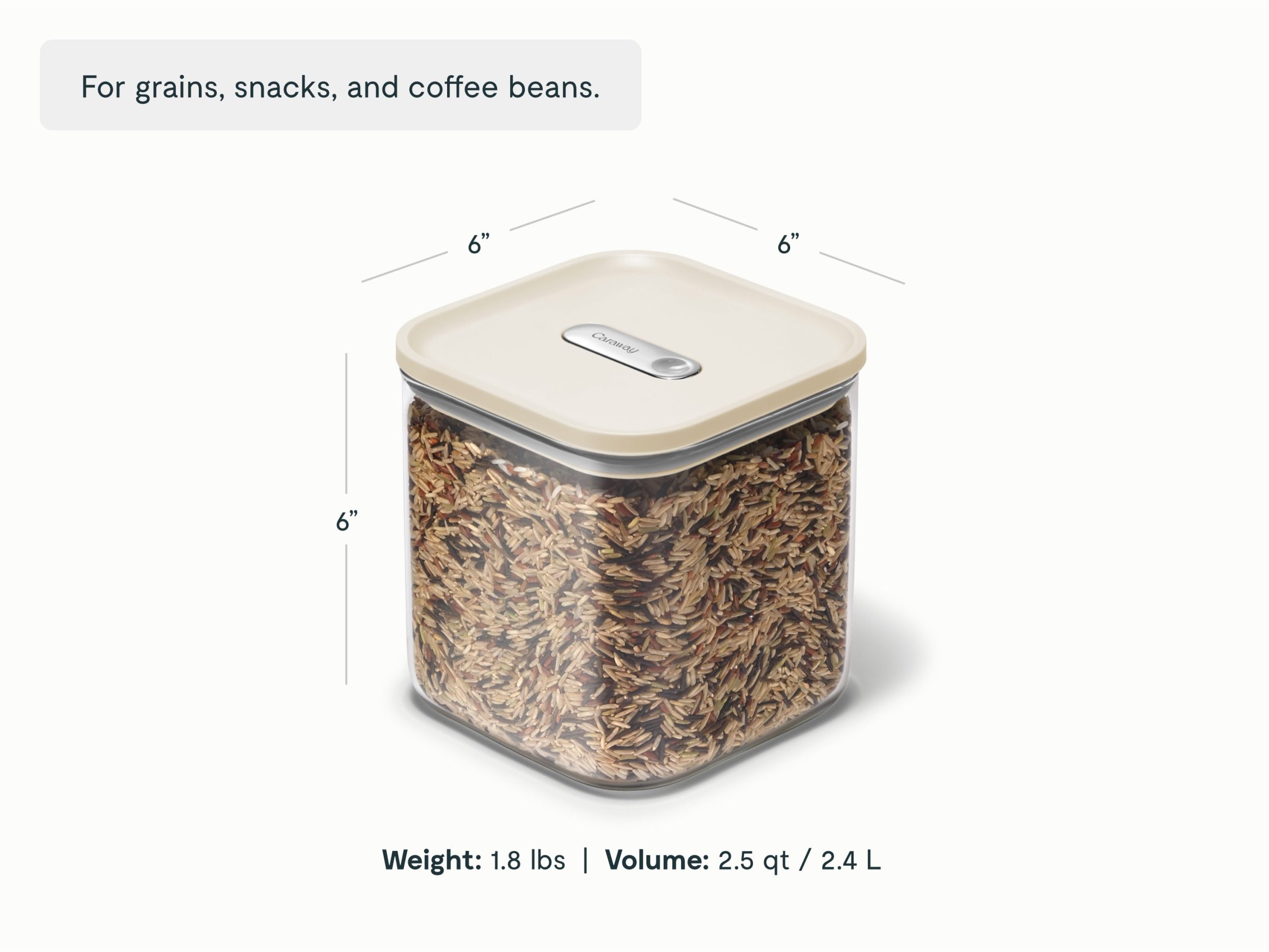 Medium Glass Airtight Container - Image 2