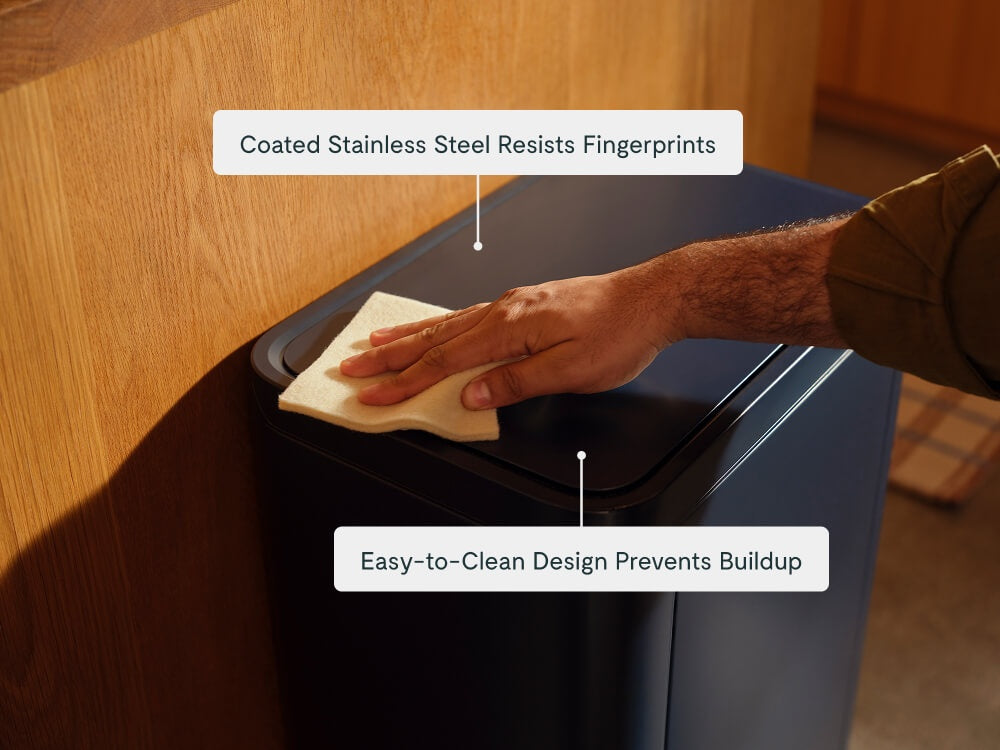 45L Rectangular Step Trash Can - Image 9